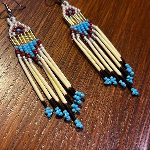 Beaded Earrings - Picture 3 of 5